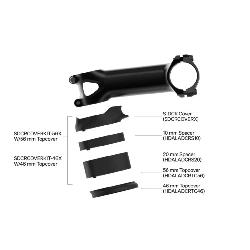Kit Cubierta Dirección Deda Industrie S-DCR Zero2 & Zero1 46mm