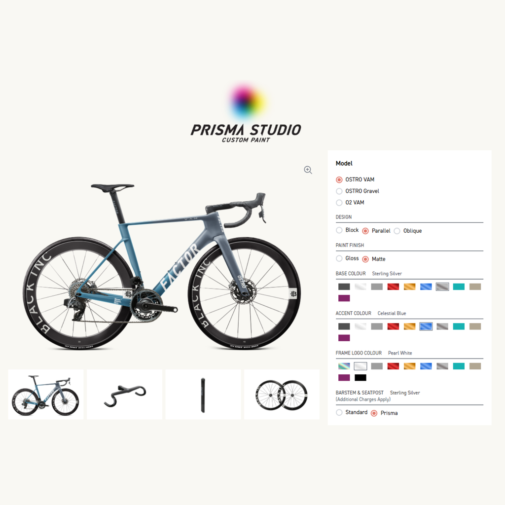 Bicicleta Factor Ostro 2.0 Prisma Studio- Shimano Dura Ace