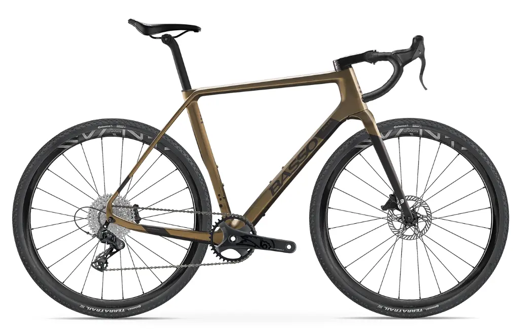 Bicicleta Gravel Basso Palta Gold Ekar Levante