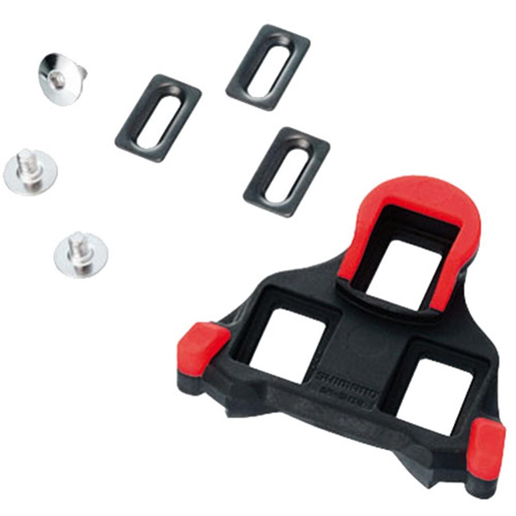 Plaquetas pedales ruta Shimano SM-SH10 Rojas