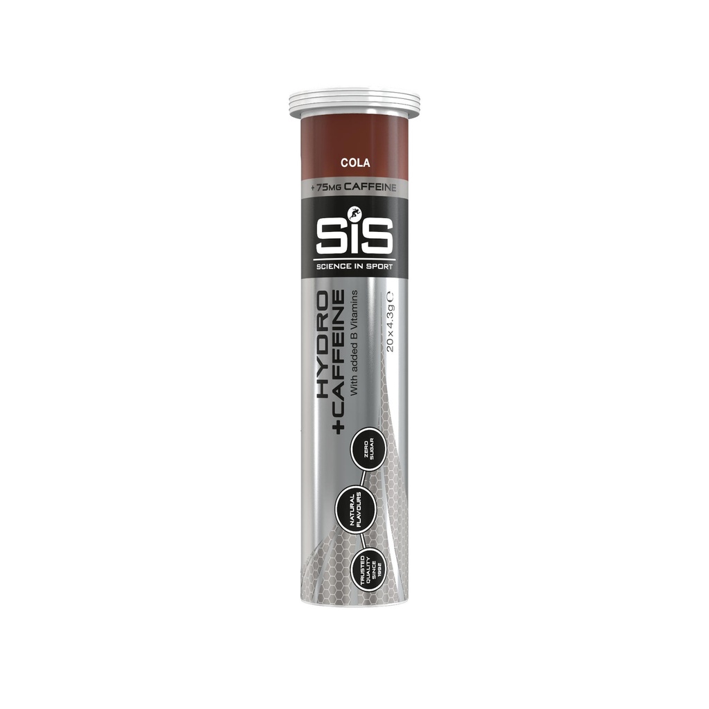Tabletas Hidratantes Sis Cola con Cafeína