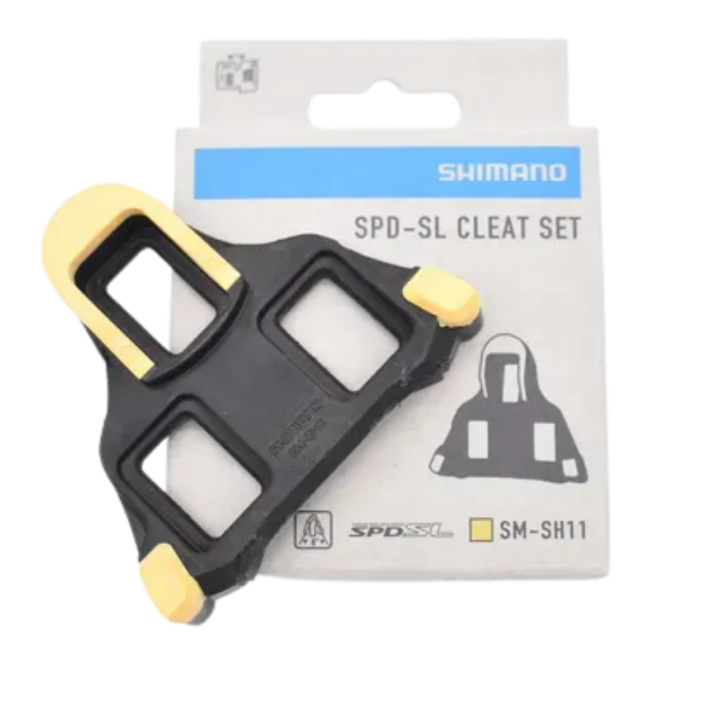 Plaquetas pedales ruta Shimano SPD-SL SM-SH11 Amarillas  